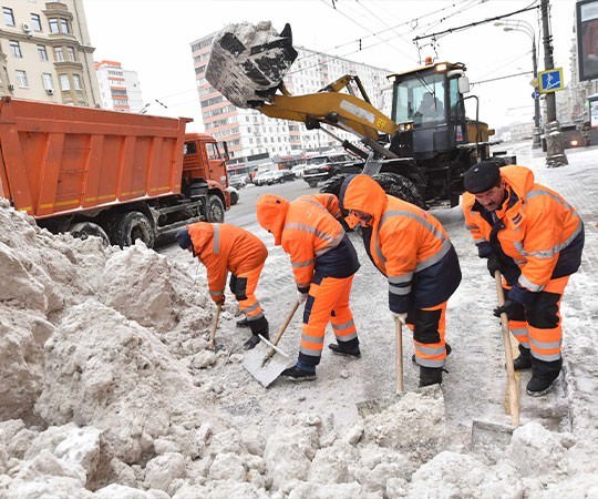 Уборка снега в Горячем Ключе и  Краснодарском крае